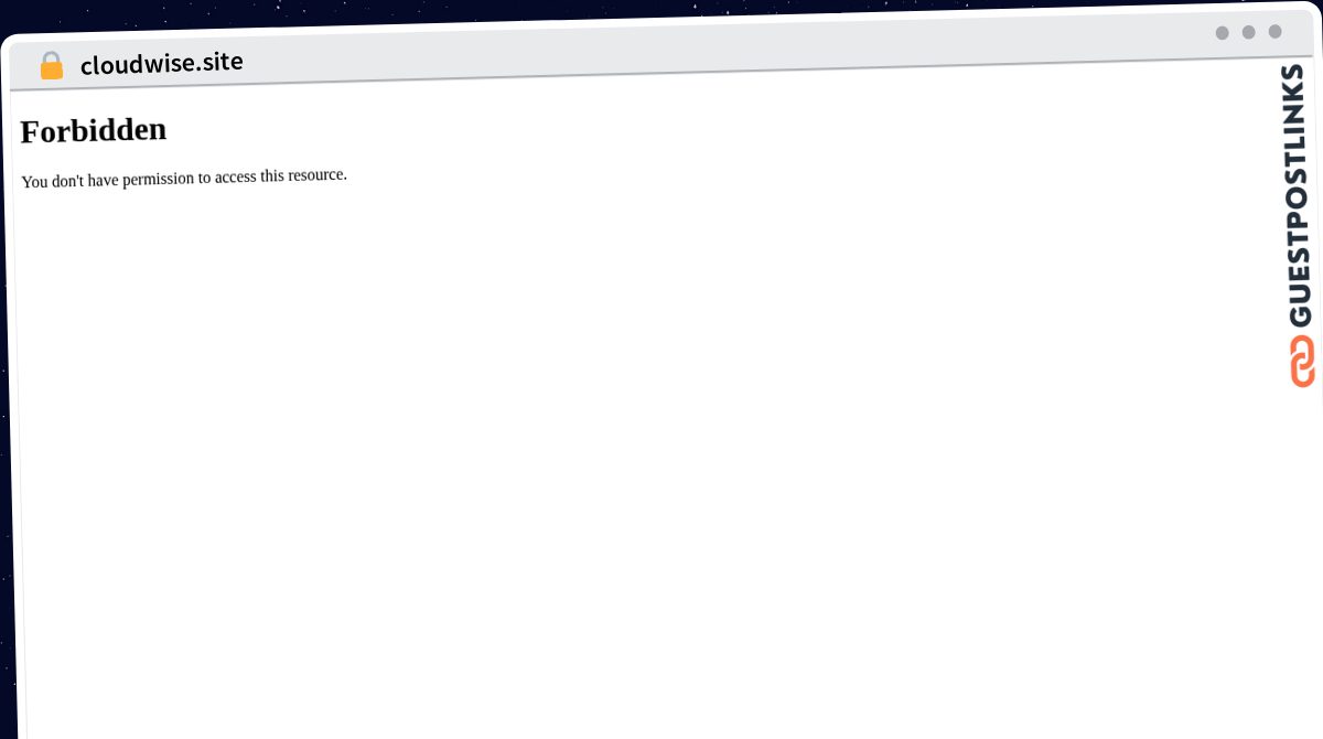 Publish Guest Post on cloudwise.site