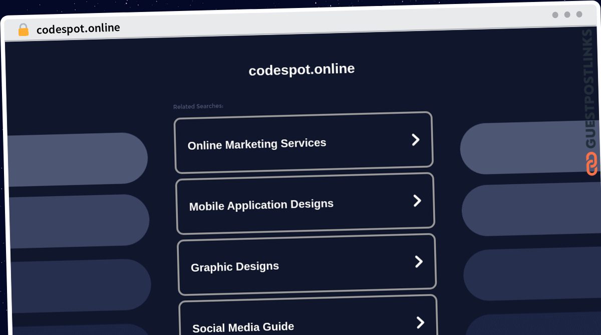 Publish Guest Post on codespot.online