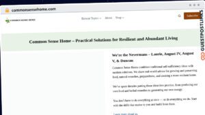 Publish Guest Post on commonsensehome.com