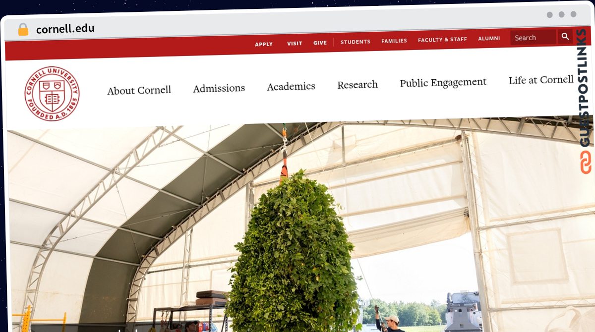 Publish Guest Post on cornell.edu