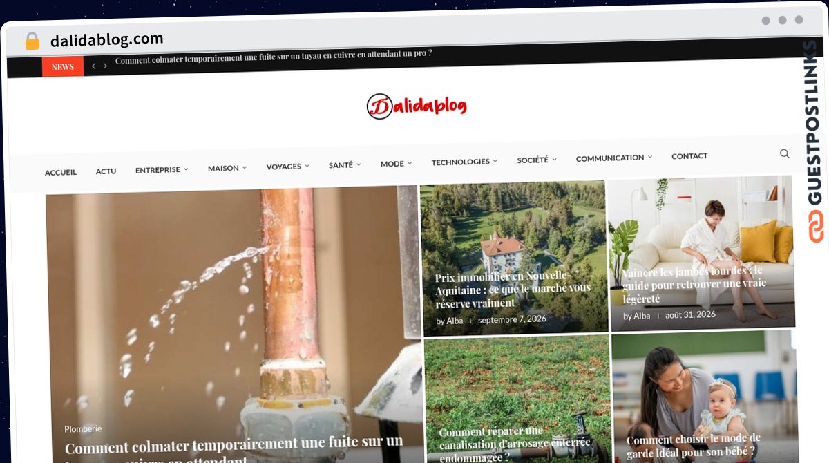 Publish Guest Post on dalidablog.com