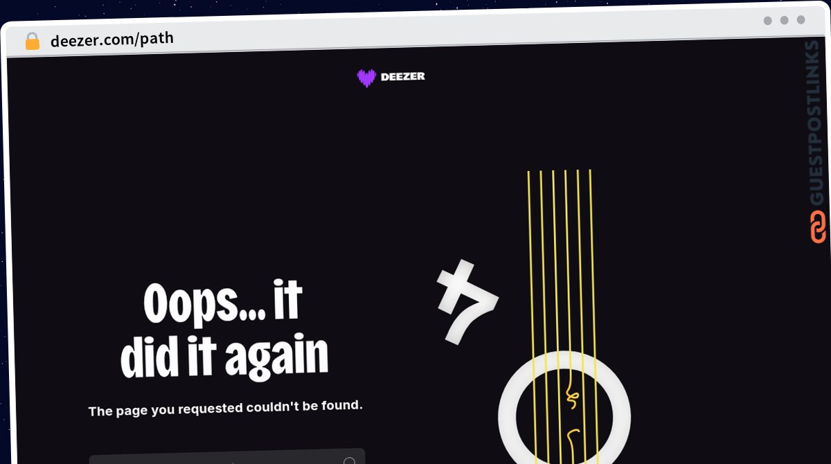 Publish Guest Post on deezer.com/path
