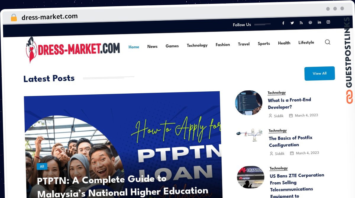 Publish Guest Post on dress-market.com