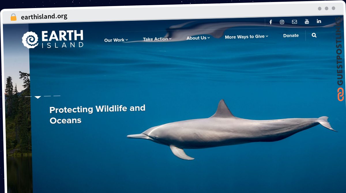 Publish Guest Post on earthisland.org