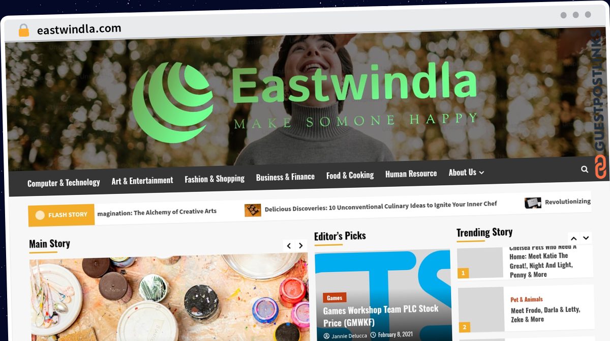 Publish Guest Post on eastwindla.com