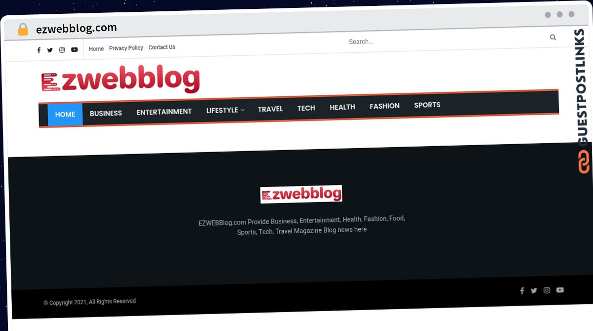 Publish Guest Post on ezwebblog.com