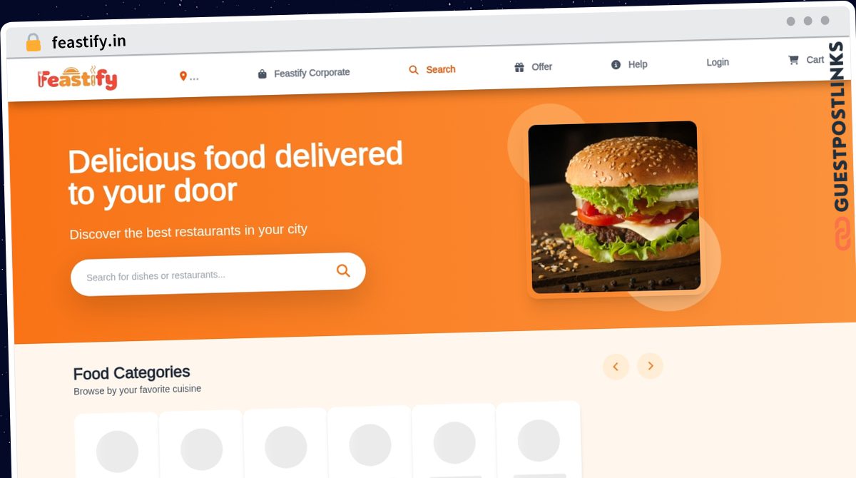 Publish Guest Post on feastify.in
