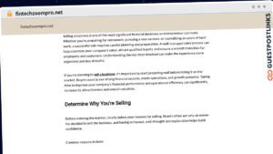 Publish Guest Post on fintechzoompro.net