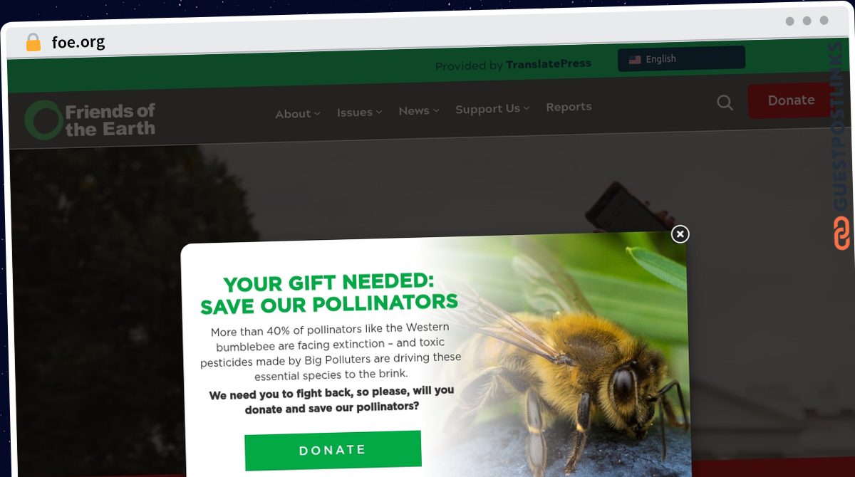 Publish Guest Post on foe.org