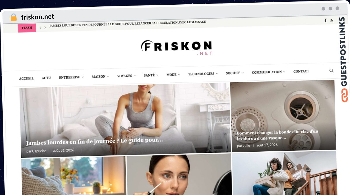 Publish Guest Post on friskon.net