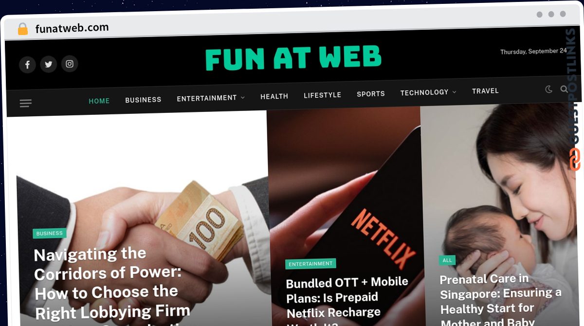 Publish Guest Post on funatweb.com
