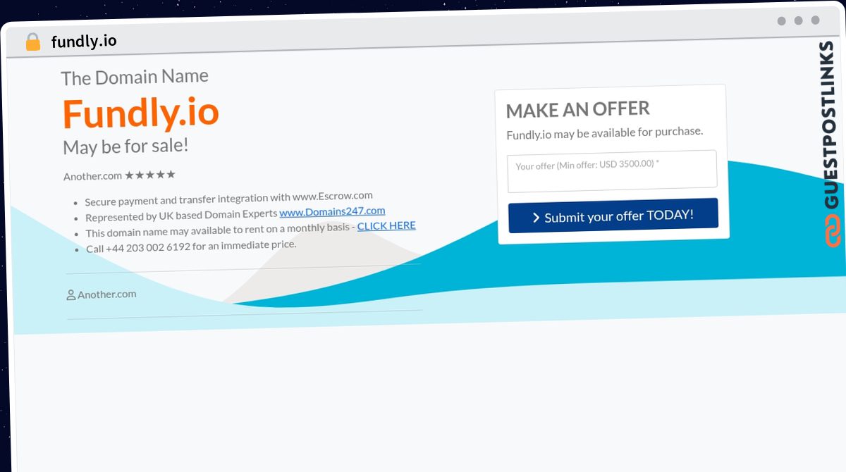 Publish Guest Post on fundly.io