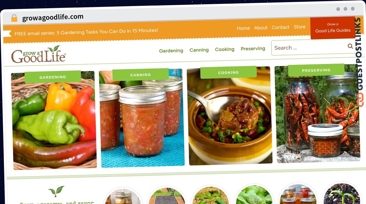 Publish Guest Post on growagoodlife.com