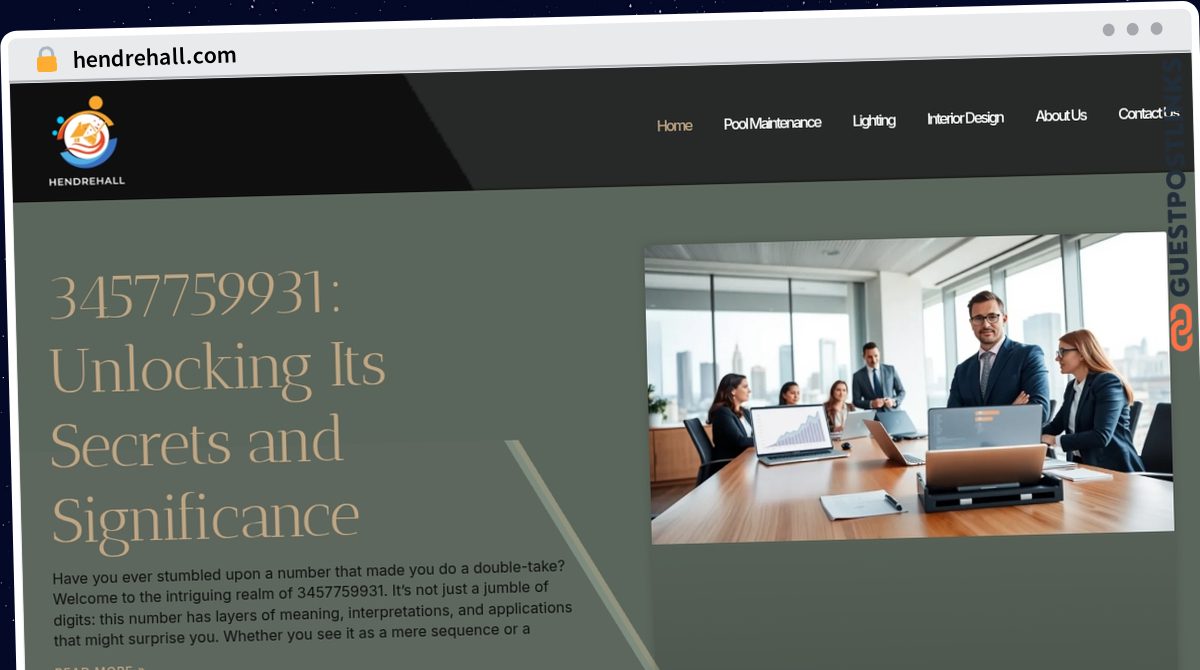 Publish Guest Post on hendrehall.com