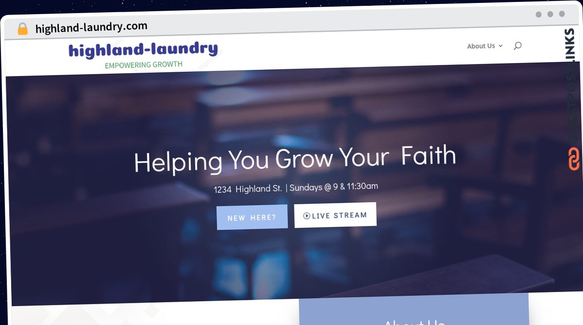 Publish Guest Post on highland-laundry.com