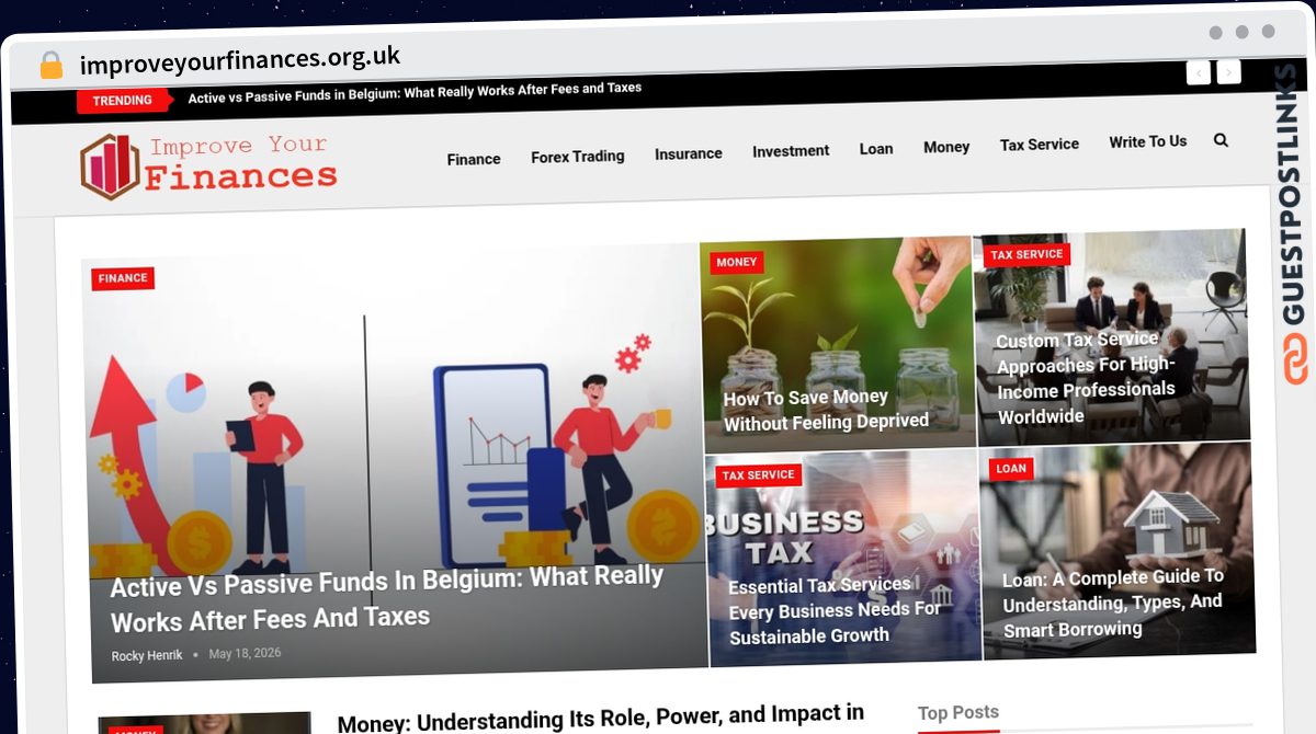 Publish Guest Post on improveyourfinances.org.uk