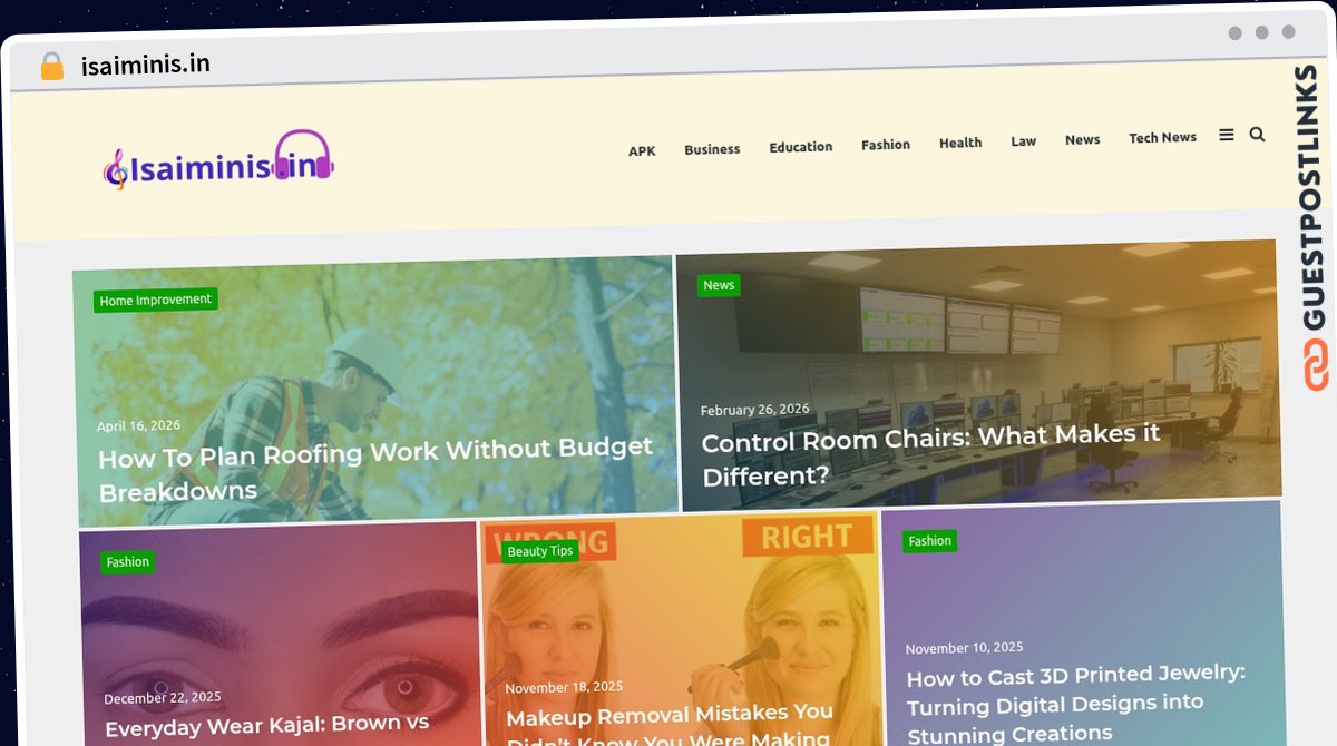 Publish Guest Post on isaiminis.in
