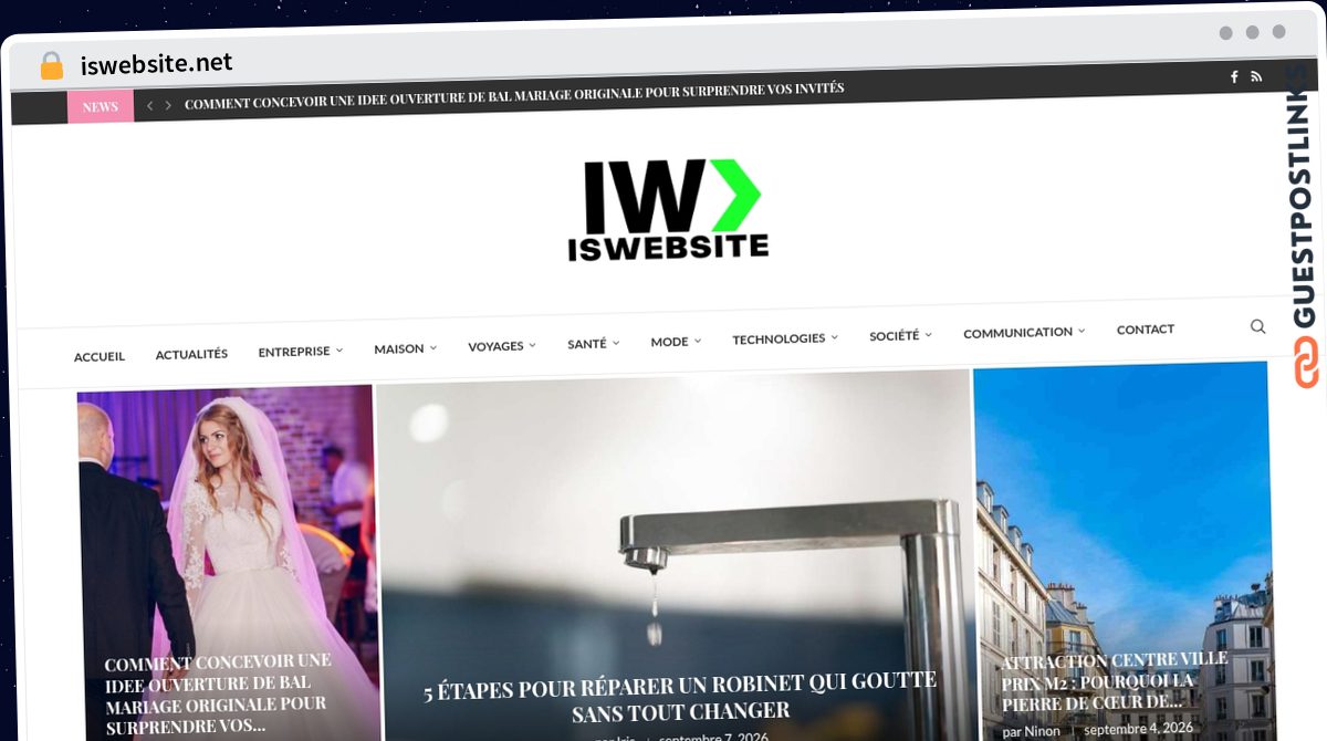 Publish Guest Post on iswebsite.net