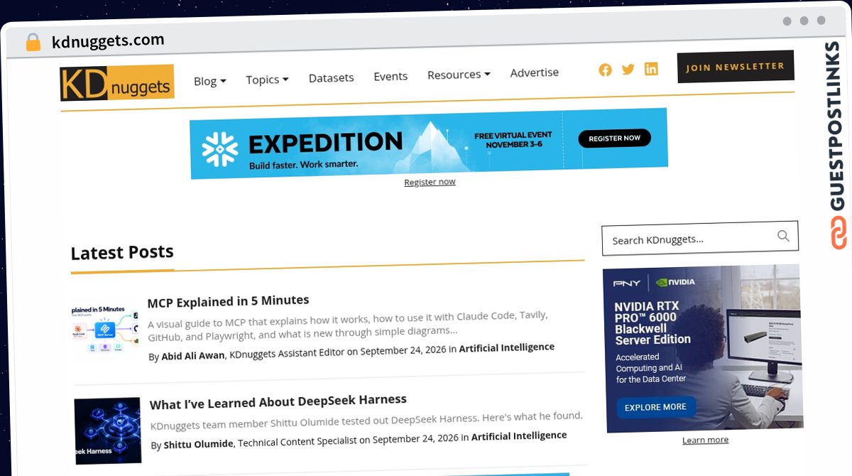 Publish Guest Post on kdnuggets.com
