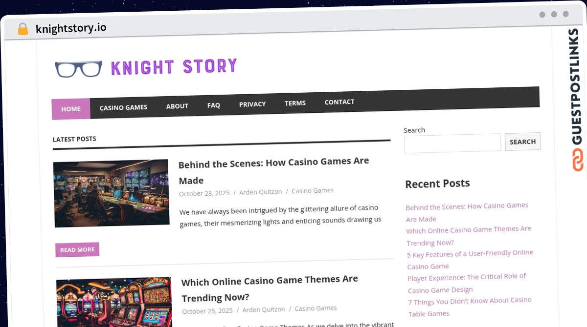 Publish Guest Post on knightstory.io