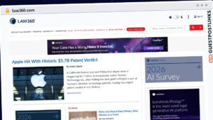 Publish Guest Post on law360.com