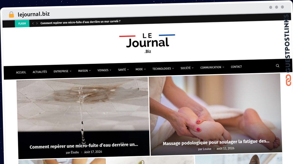 Publish Guest Post on lejournal.biz