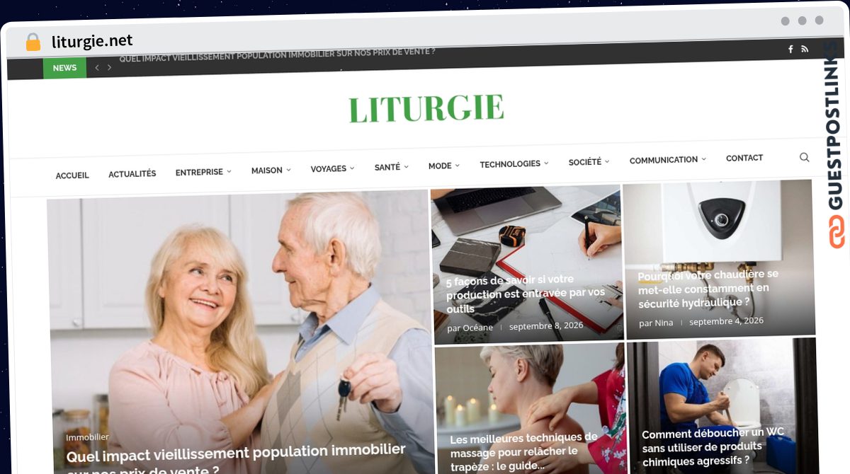 Publish Guest Post on liturgie.net