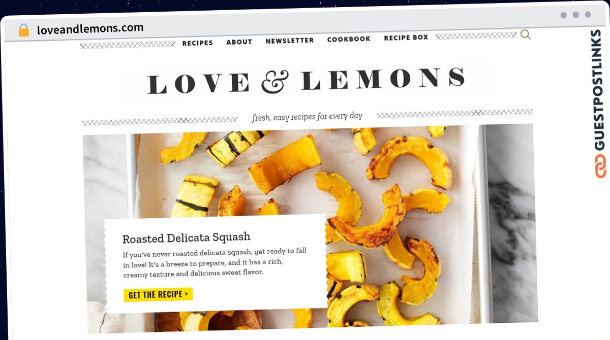 Publish Guest Post on loveandlemons.com