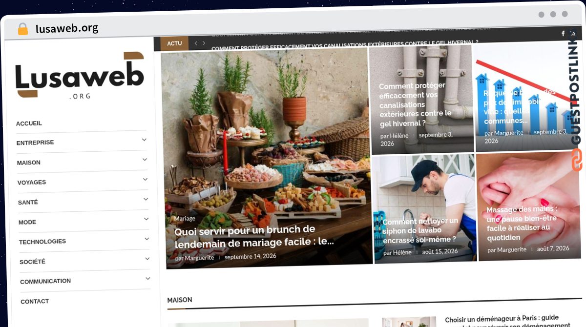 Publish Guest Post on lusaweb.org