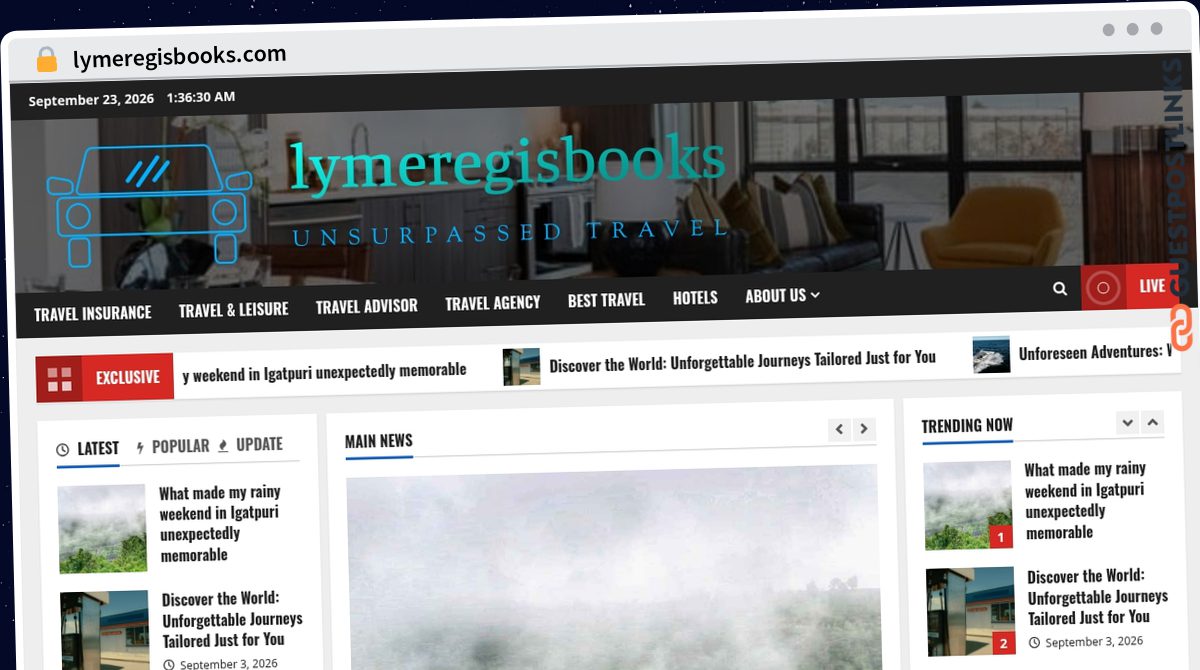 Publish Guest Post on lymeregisbooks.com