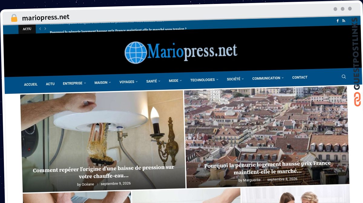 Publish Guest Post on mariopress.net
