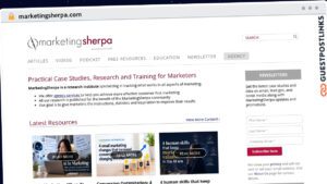 Publish Guest Post on marketingsherpa.com