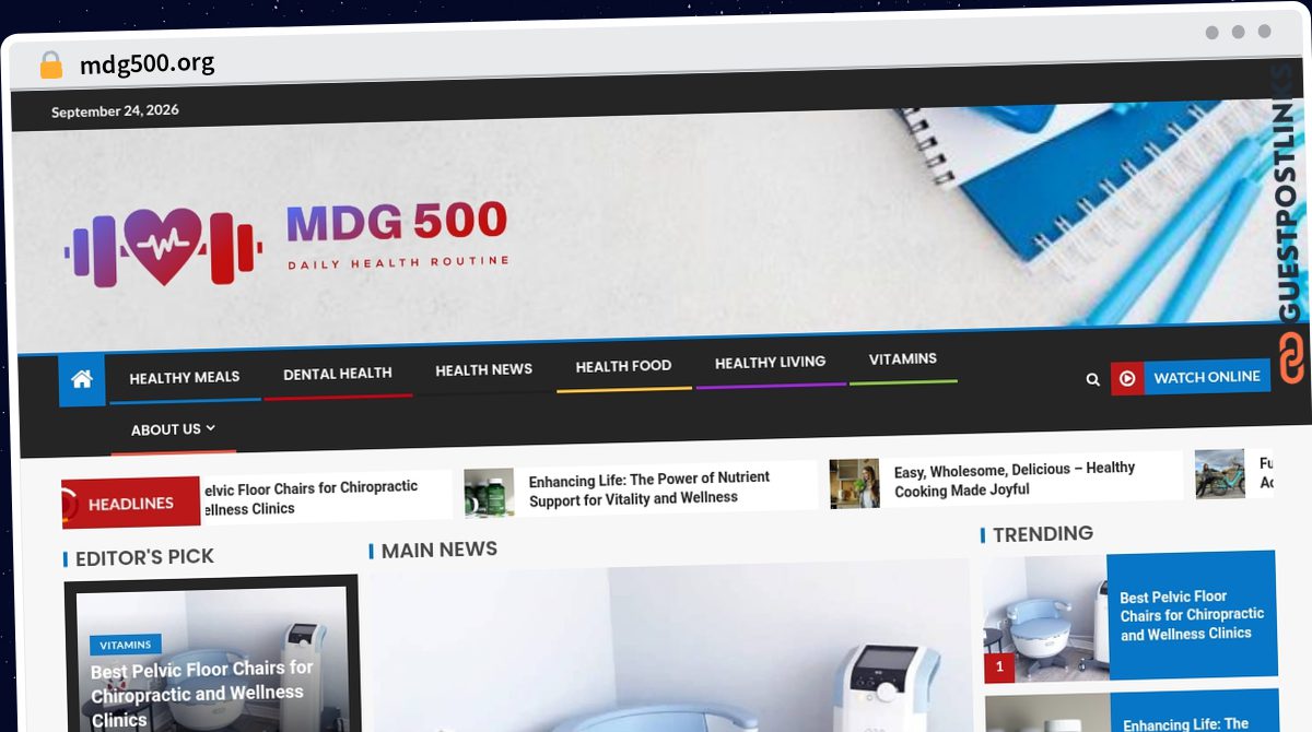 Publish Guest Post on mdg500.org