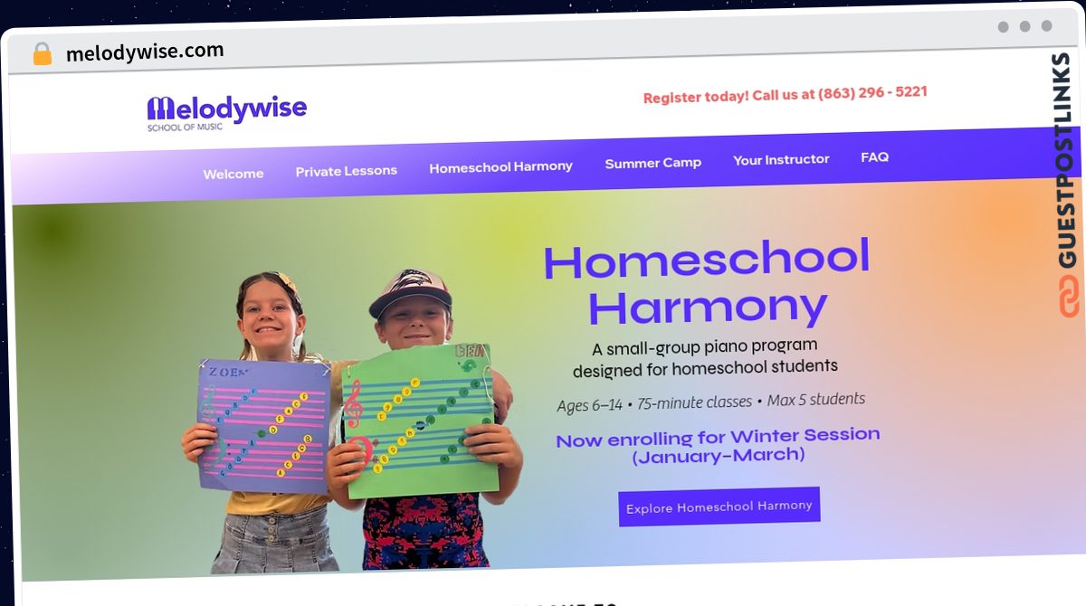 Publish Guest Post on melodywise.com