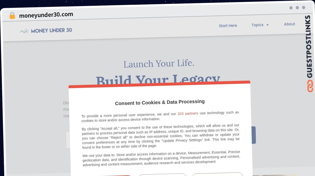 Publish Guest Post on moneyunder30.com