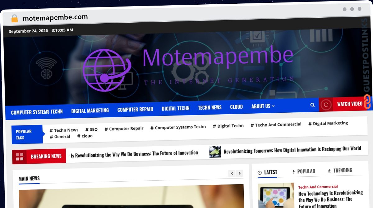 Publish Guest Post on motemapembe.com