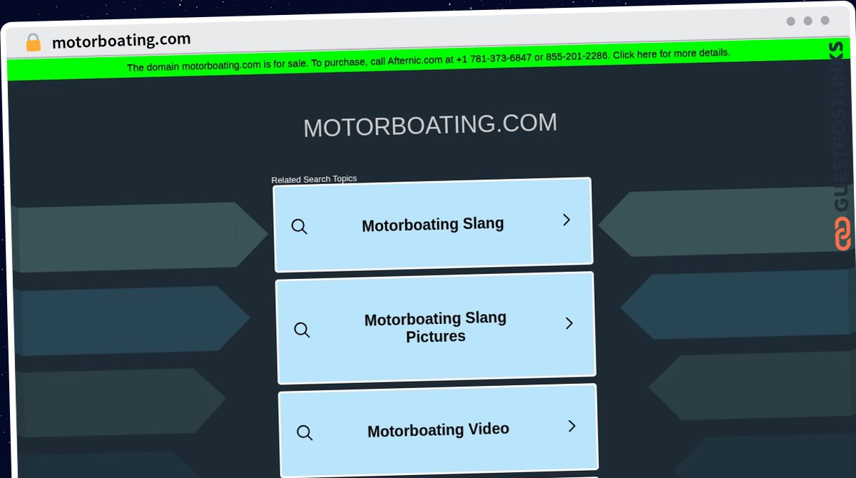 Publish Guest Post on motorboating.com