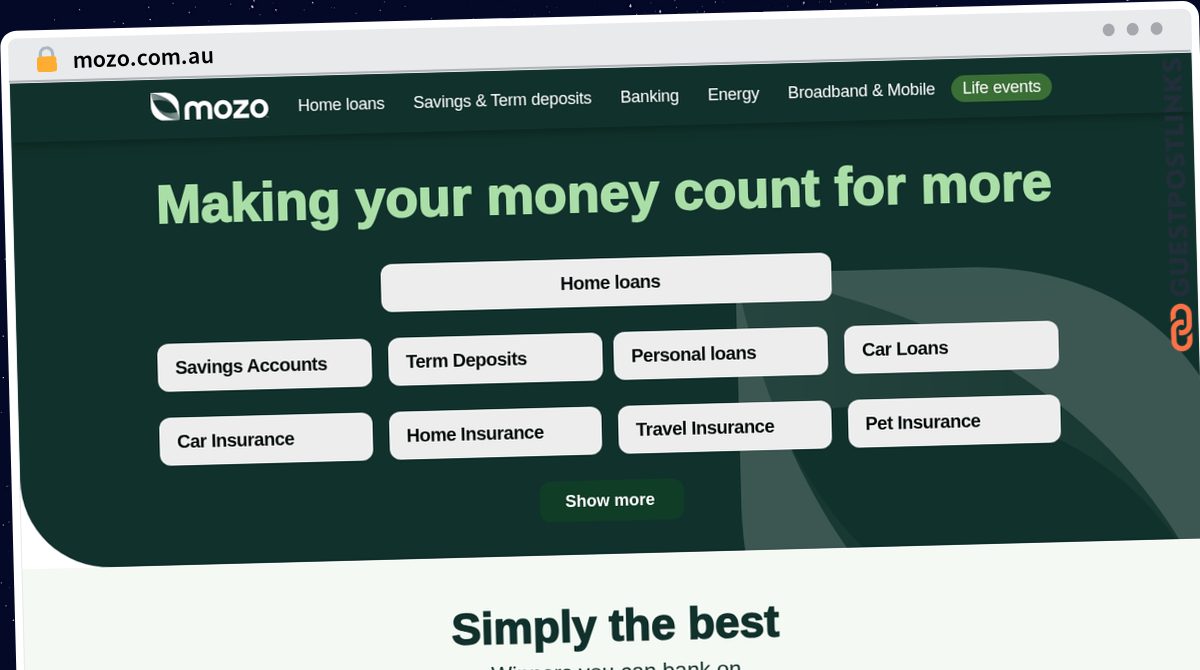 Publish Guest Post on mozo.com.au