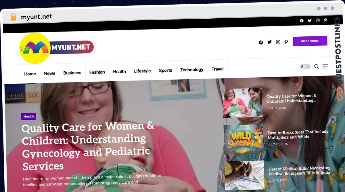 Publish Guest Post on myunt.net