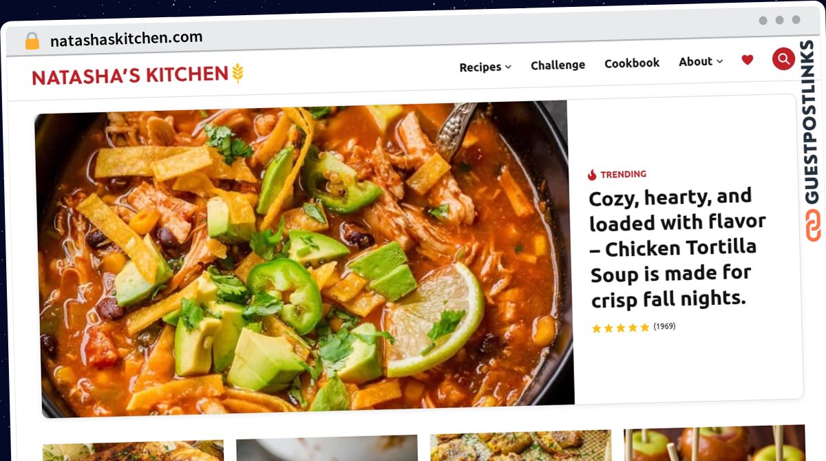 Publish Guest Post on natashaskitchen.com