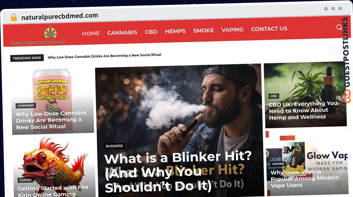 Publish Guest Post on naturalpurecbdmed.com