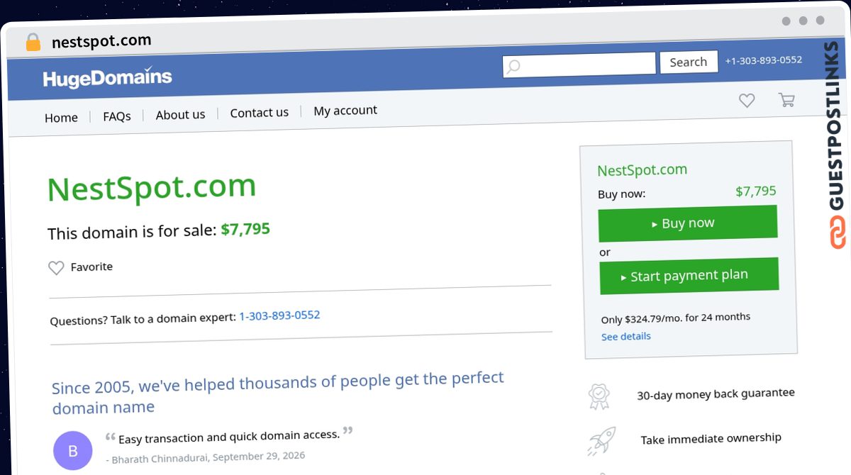 Publish Guest Post on nestspot.com