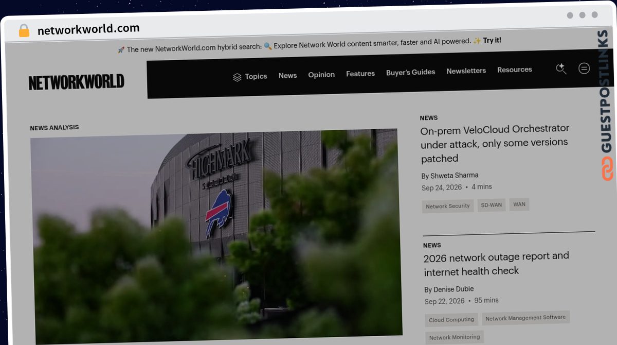 Publish Guest Post on networkworld.com