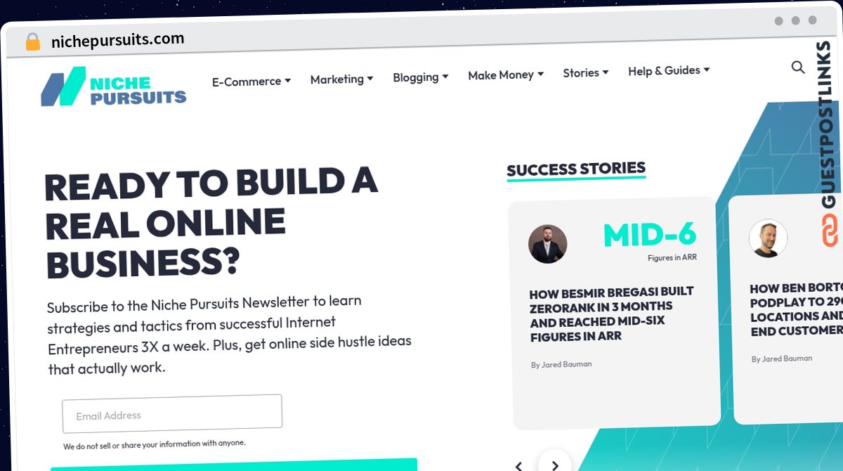 Publish Guest Post on nichepursuits.com