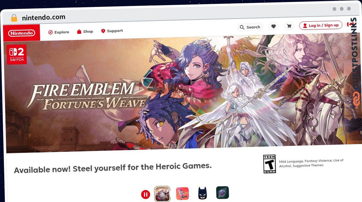 Publish Guest Post on nintendo.com