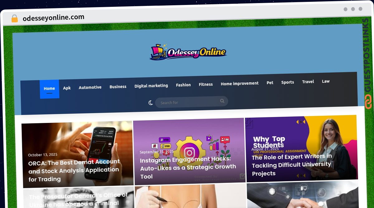 Publish Guest Post on odesseyonline.com