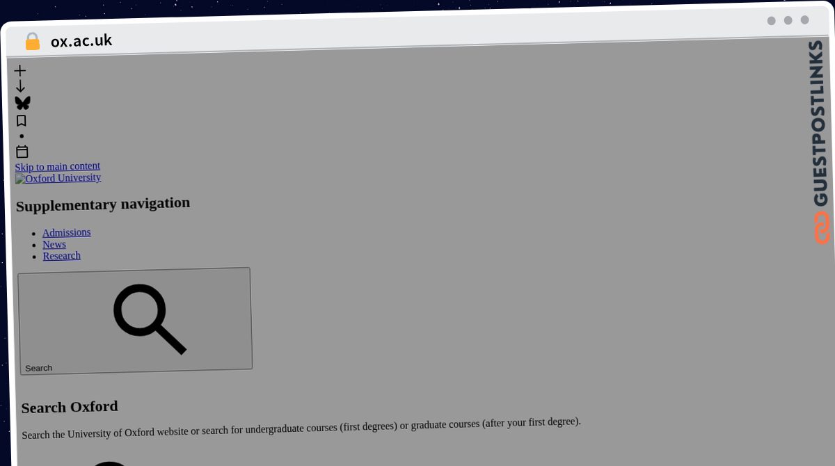 Publish Guest Post on ox.ac.uk
