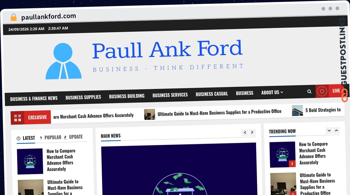 Publish Guest Post on paullankford.com