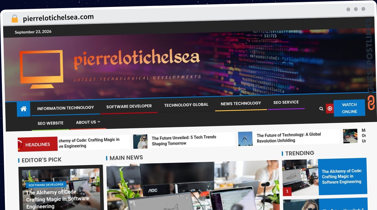 Publish Guest Post on pierrelotichelsea.com
