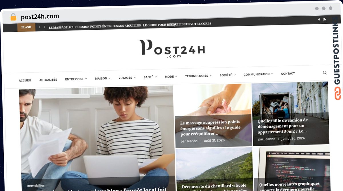 Publish Guest Post on post24h.com